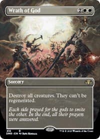 Wrath of God (Borderless) - Dominaria Remastered - Magic: The Gathering card
