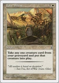 False Defeat - Portal Three Kingdoms - Magic: The Gathering card