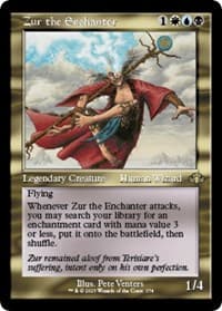 Zur the Enchanter (Retro Frame) - Dominaria Remastered - Magic: The Gathering card