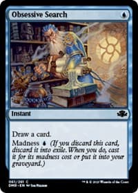 Obsessive Search - Dominaria Remastered - Magic: The Gathering card