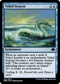 Veiled Serpent - Dominaria Remastered - Magic: The Gathering card