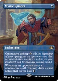 Mystic Remora (Borderless) - Dominaria Remastered - Magic: The Gathering card
