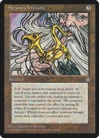 Arcum's Whistle - Ice Age - Magic: The Gathering card