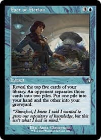 Fact or Fiction (Retro Frame) - Dominaria Remastered - Magic: The Gathering card