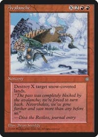 Avalanche - Ice Age - Magic: The Gathering card