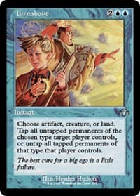 Turnabout (Retro Frame) - Dominaria Remastered - Magic: The Gathering card