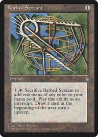 Barbed Sextant - Ice Age - Magic: The Gathering card