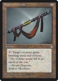 Baton of Morale - Ice Age - Magic: The Gathering card