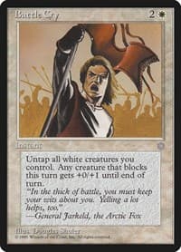 Battle Cry - Ice Age - Magic: The Gathering card