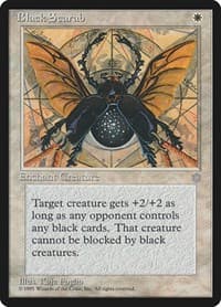 Black Scarab - Ice Age - Magic: The Gathering card
