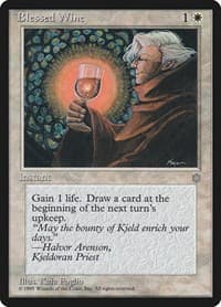 Blessed Wine - Ice Age - Magic: The Gathering card