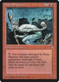 Bone Shaman - Ice Age - Magic: The Gathering card