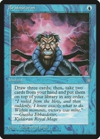 Brainstorm - Ice Age - Magic: The Gathering card