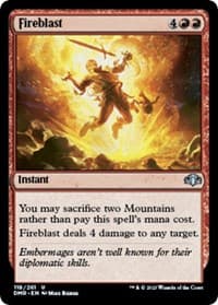 Fireblast - Dominaria Remastered - Magic: The Gathering card