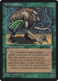 Brown Ouphe - Ice Age - Magic: The Gathering card