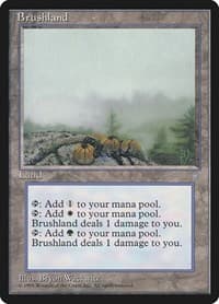 Brushland - Ice Age - Magic: The Gathering card