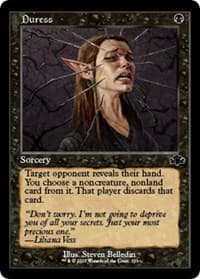 Duress (Retro Frame) - Dominaria Remastered - Magic: The Gathering card