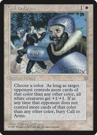 Call to Arms - Ice Age - Magic: The Gathering card