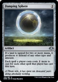 Damping Sphere - Dominaria Remastered - Magic: The Gathering card