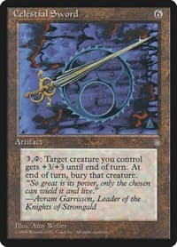 Celestial Sword - Ice Age - Magic: The Gathering card