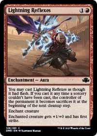 Lightning Reflexes - Dominaria Remastered - Magic: The Gathering card