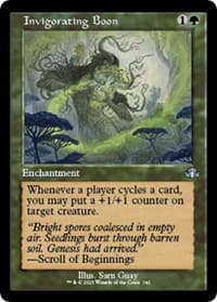 Invigorating Boon (Retro Frame) - Dominaria Remastered - Magic: The Gathering card