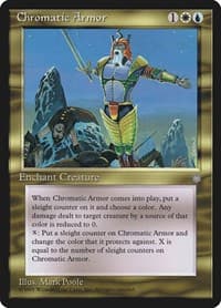 Chromatic Armor - Ice Age - Magic: The Gathering card