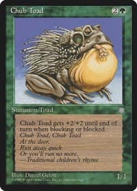 Chub Toad - Ice Age - Magic: The Gathering card
