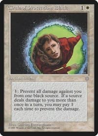 Circle of Protection: Black - Ice Age - Magic: The Gathering card