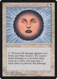 Circle of Protection: Blue - Ice Age - Magic: The Gathering card