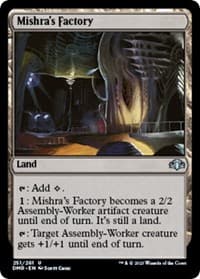 Mishra's Factory - Dominaria Remastered - Magic: The Gathering card
