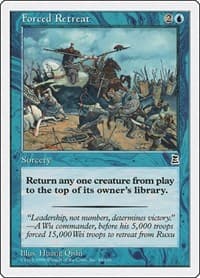 Forced Retreat - Portal Three Kingdoms - Magic: The Gathering card