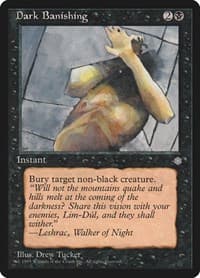 Dark Banishing - Ice Age - Magic: The Gathering card
