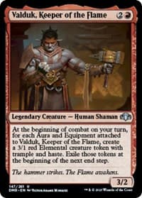 Valduk, Keeper of the Flame - Dominaria Remastered - Magic: The Gathering card
