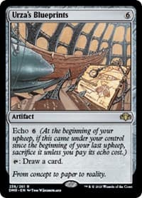 Urza's Blueprints - Dominaria Remastered - Magic: The Gathering card