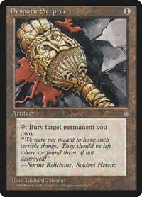 Despotic Scepter - Ice Age - Magic: The Gathering card
