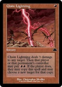 Chain Lightning (Retro Frame) - Dominaria Remastered - Magic: The Gathering card