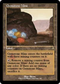 Gemstone Mine (Retro Frame) - Dominaria Remastered - Magic: The Gathering card