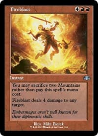 Fireblast (Retro Frame) - Dominaria Remastered - Magic: The Gathering card
