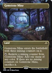 Gemstone Mine (Borderless) - Dominaria Remastered - Magic: The Gathering card