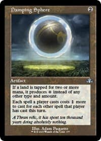 Damping Sphere (Retro Frame) - Dominaria Remastered - Magic: The Gathering card