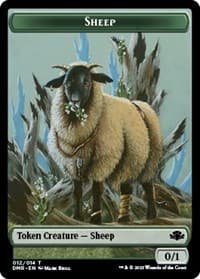 Sheep Token - Dominaria Remastered - Magic: The Gathering card