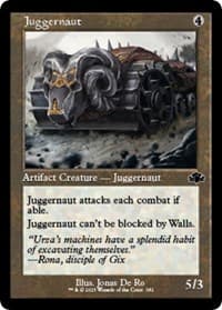 Juggernaut (Retro Frame) - Dominaria Remastered - Magic: The Gathering card