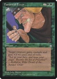 Fanatical Fever - Ice Age - Magic: The Gathering card
