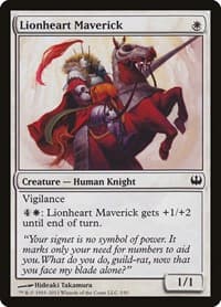 Lionheart Maverick - Duel Decks: Knights vs. Dragons - Magic: The Gathering card