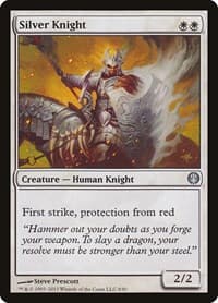 Silver Knight - Duel Decks: Knights vs. Dragons - Magic: The Gathering card