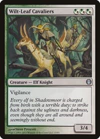 Wilt-Leaf Cavaliers - Duel Decks: Knights vs. Dragons - Magic: The Gathering card