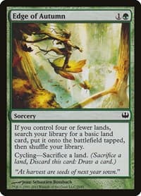 Edge of Autumn - Duel Decks: Knights vs. Dragons - Magic: The Gathering card