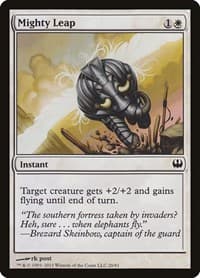 Mighty Leap - Duel Decks: Knights vs. Dragons - Magic: The Gathering card
