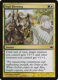 Sigil Blessing - Duel Decks: Knights vs. Dragons - Magic: The Gathering card